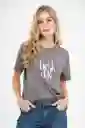 Ragged Camiseta Break Day Color Café Taupe Talla L