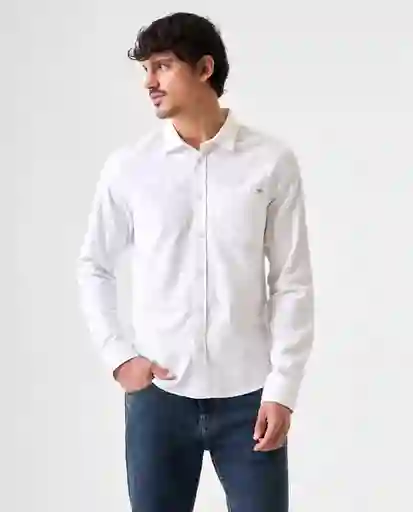 Camisa Hombre Blanco Talla M 812G503_BLA110601 Americanino