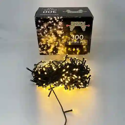 Luz Led Fija Cálida Conector 300 Luces
