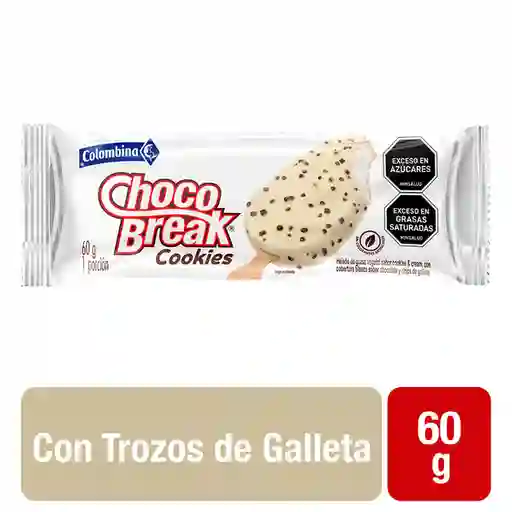 Colombina Paleta Helada Choco Break Cookies