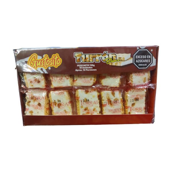 DVelez Postre Bocadillo Turrón Blanco 150 g