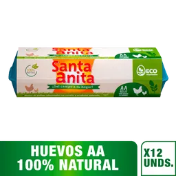 Santa Anita Huevos AA 100% Natural
