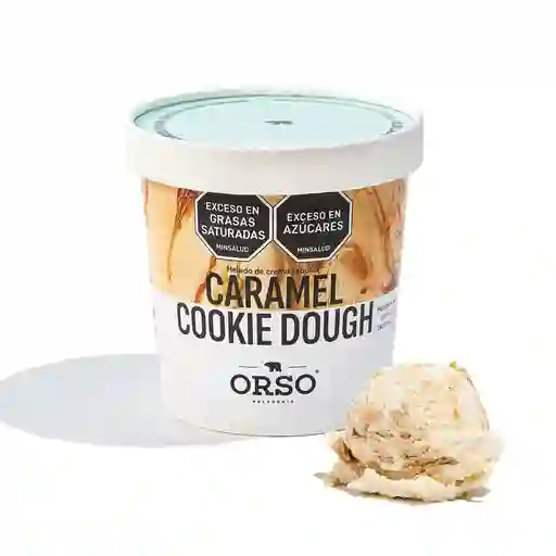 Helado de Crema Sabor Caramel Cookie Dough Orso