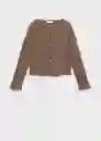 Cardigan Lyra Marron Talla 06 Niñas Mango