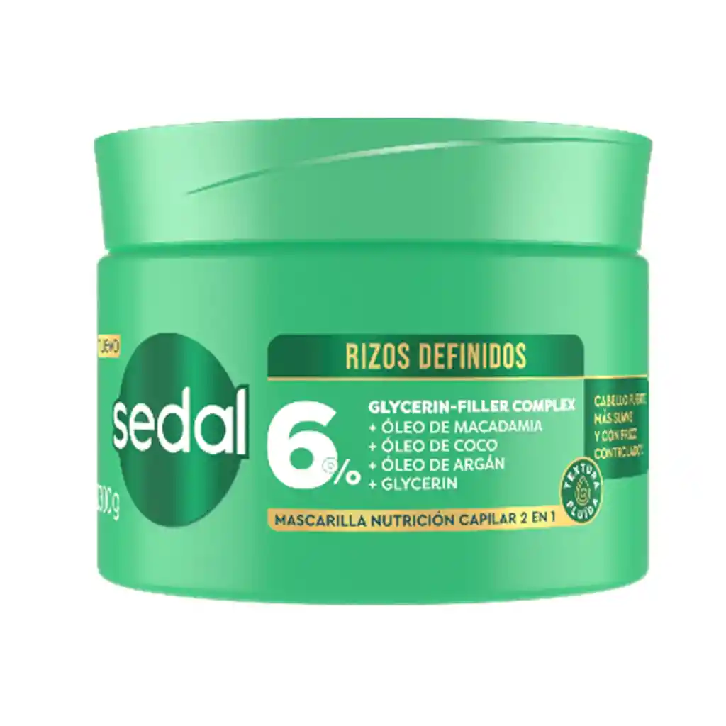 Mascarilla Sedal Rizos Definidos Complex