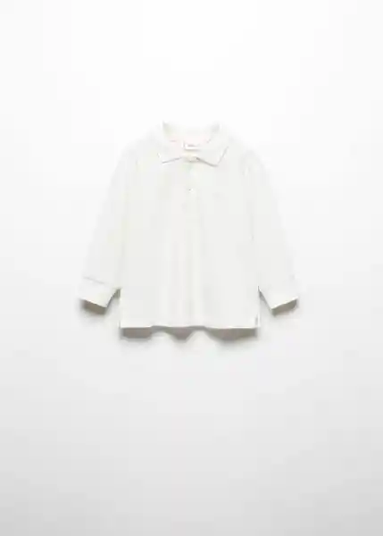 Polo Danib Off White Talla 66 Niños Mango