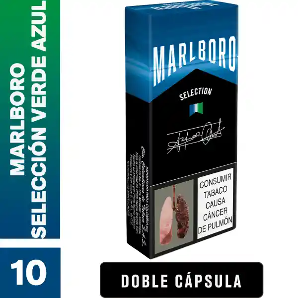 Marlboro Selección Verde Azul 