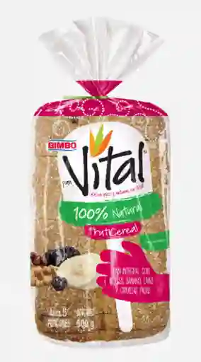 Tostada Integral Banano Uvas Pasas