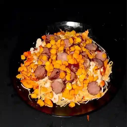 Salchipapa Suiza Premium