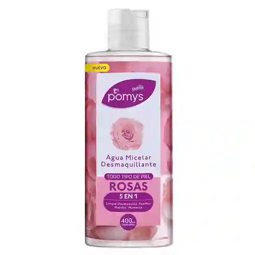 Agua Micelar Desmaquillante Pomys De Rosas X 400 Ml