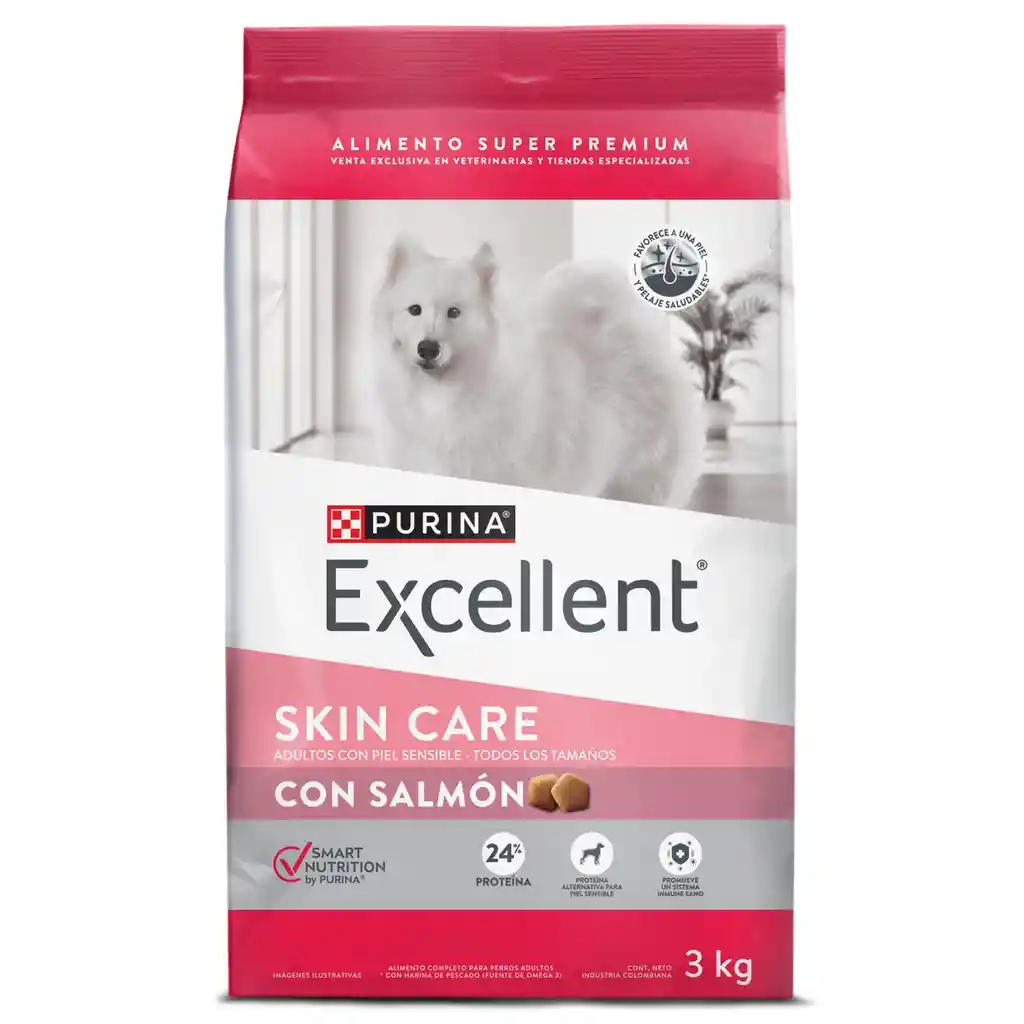 Comida para perros EXCELLENT Adult Skin Care x 3 kg