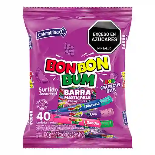 Bon Bon Bum barra crunchy berries por 40 und