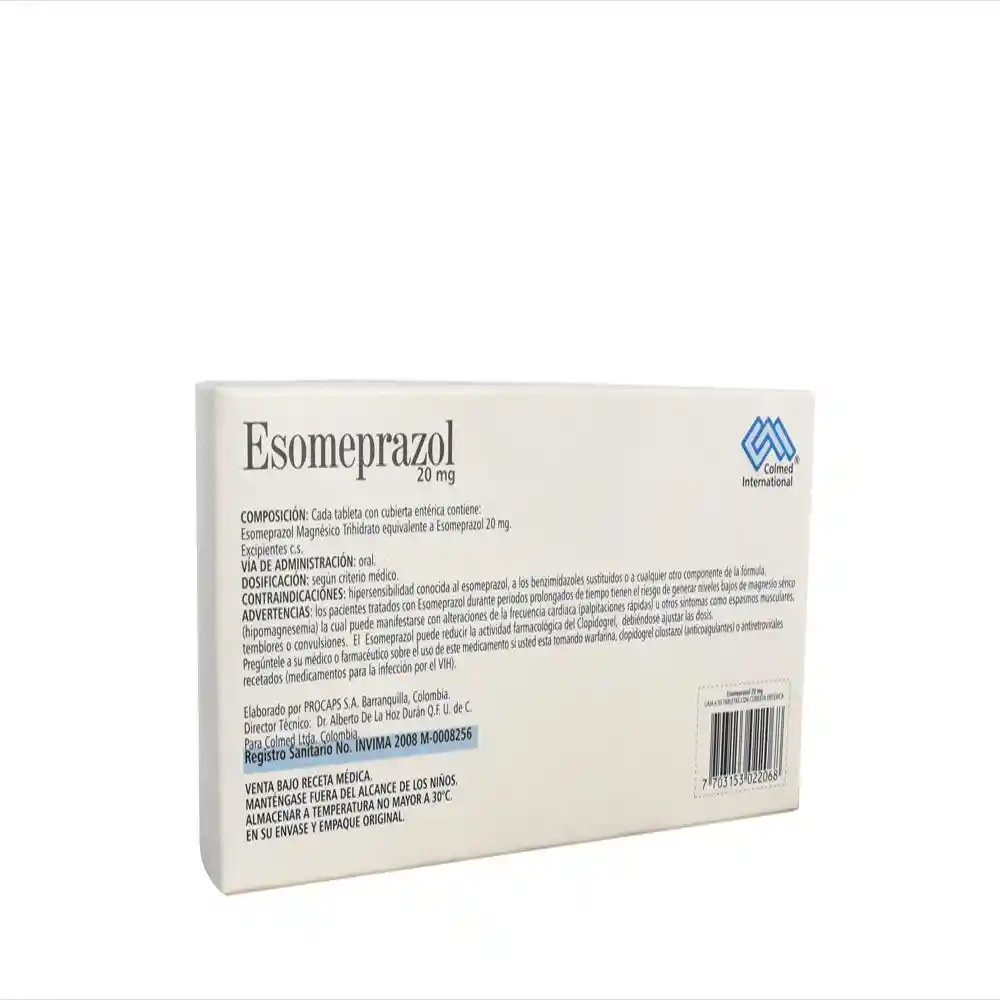 Colmed International Esomeprazol (20 mg)