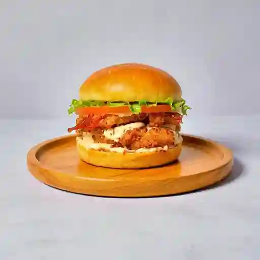 Burger Chicken Duos Papas y Bebida