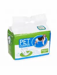 Pet Spa Pañales para Perros Medianos de 8 A 15 Kg de Peso