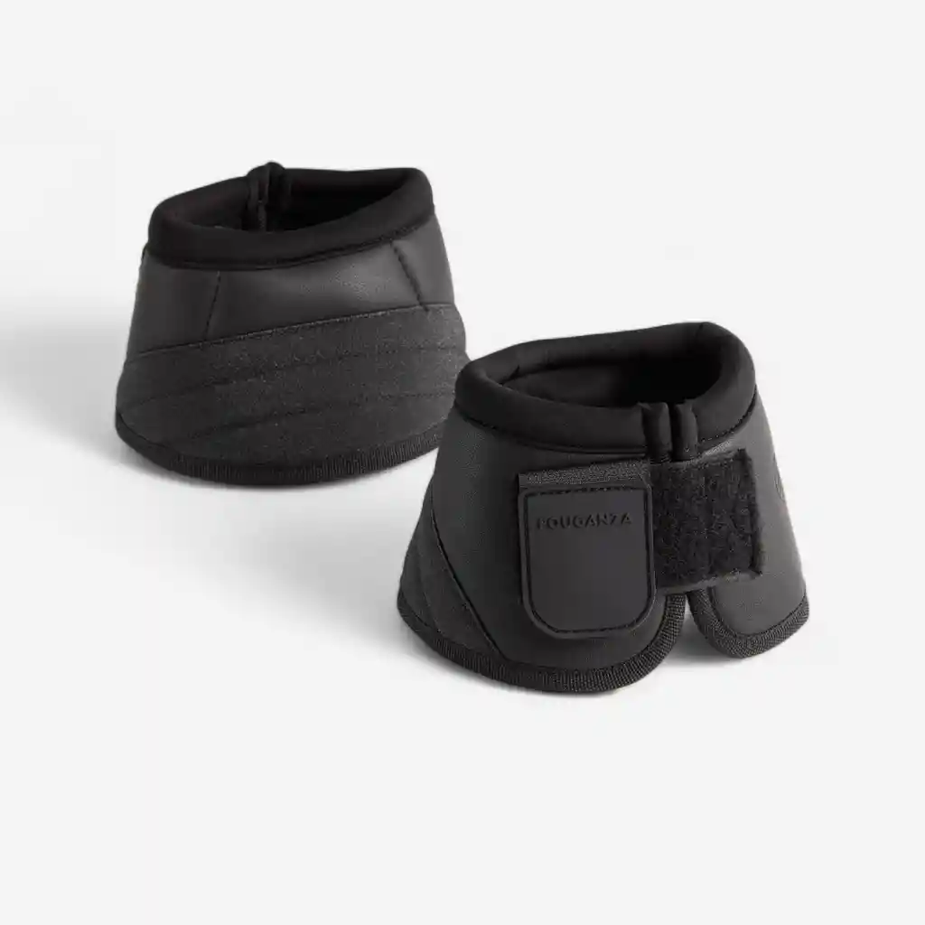 Campanas de Protección Abiertas Para Caballo de Equitación - Fouganza 500 Negro