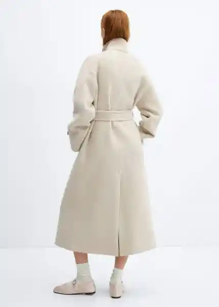 Abrigo Sublim Crudo Talla M Mujer Mango