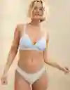 Brasier Aerie Azul Talla: 36 B 8334461 American Eagle