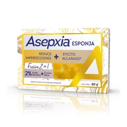 Asepxia Jabón Esponja Fusion 2 en 1