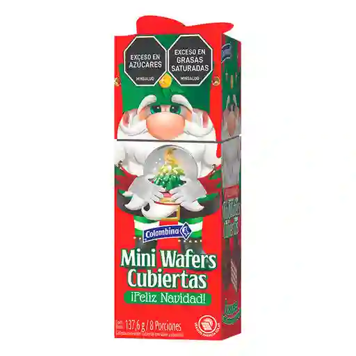 Colombina Galleta Mini Wafers Cubierta