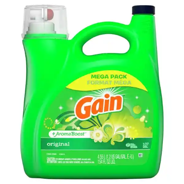 Detergente Líquido Gain Aroma Original 4 55L