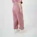 Pantalón Baggy Encauchado Con Cortes Rojo 8 Fuera de Serie