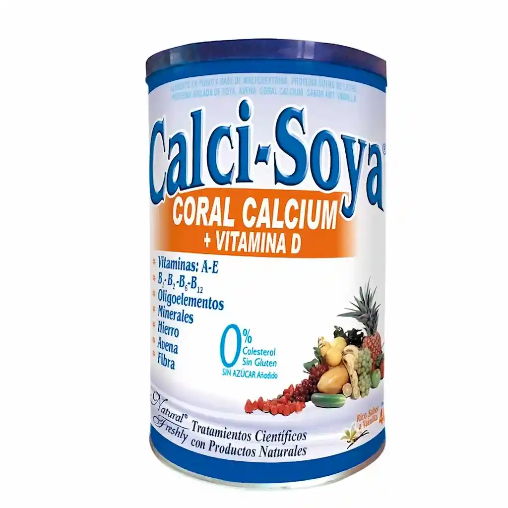 Calci-Soya Suplemento Dietario Coral Calcium Lata