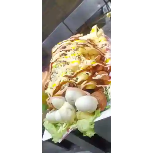 Salchipapa Americano Super Especial