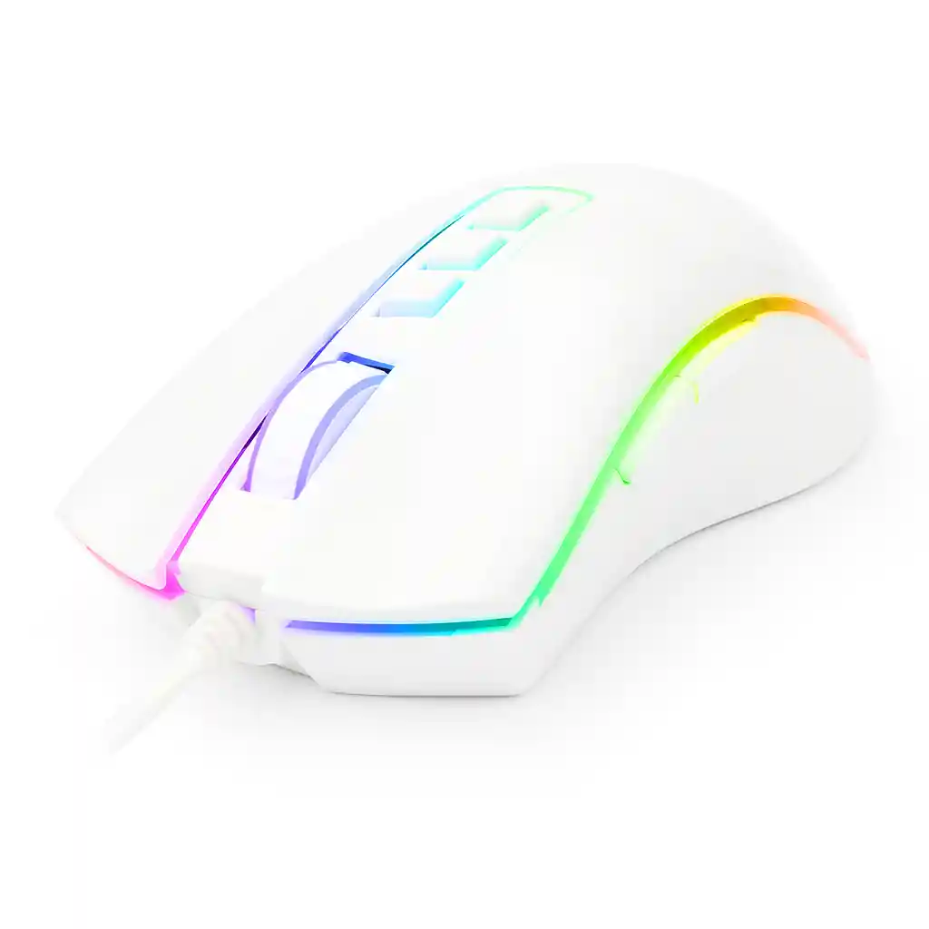 Redragon Mouse Gamer Cobra M711W Color Blanco