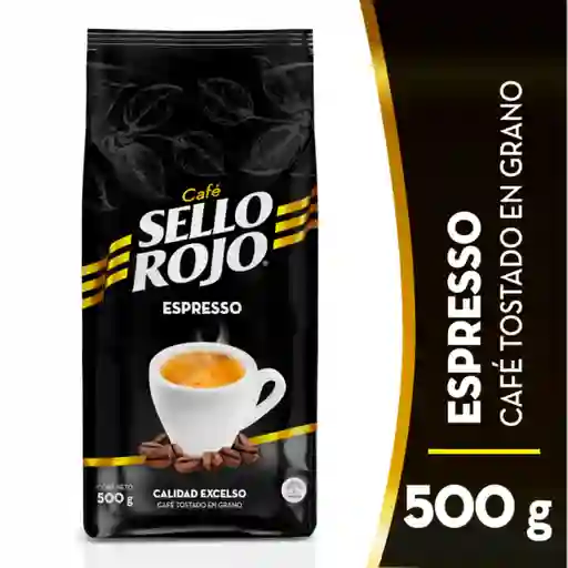 Sello Rojo Café Tostado en Grano Espresso