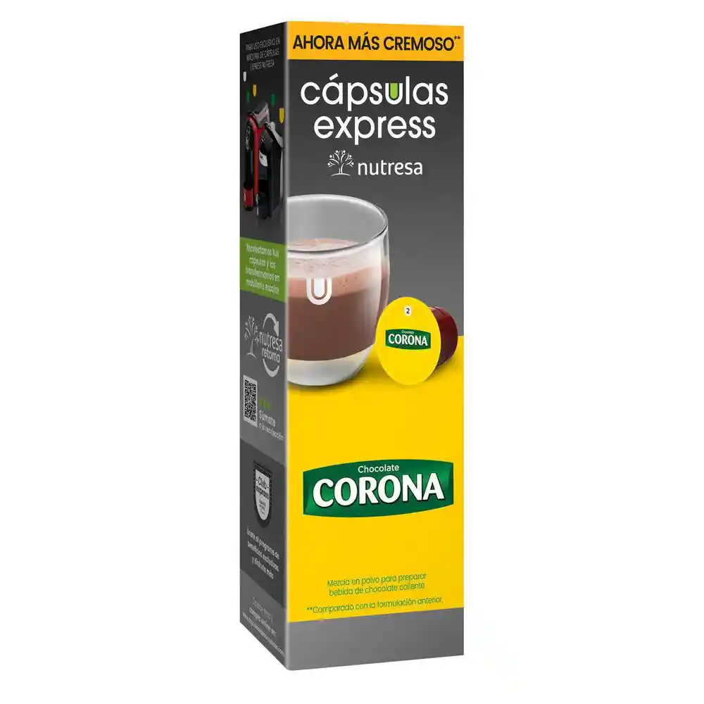 Corona Chocolate Express en Cápsulas 