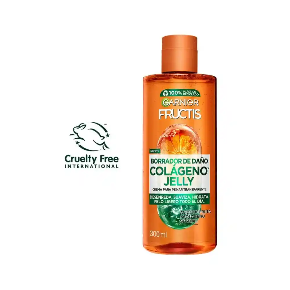 Crema de Peinar Fructis Borrador de Daño Control Grasa Frasco