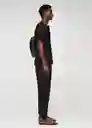 Camiseta Julian Negro Talla XXL Hombre Mango