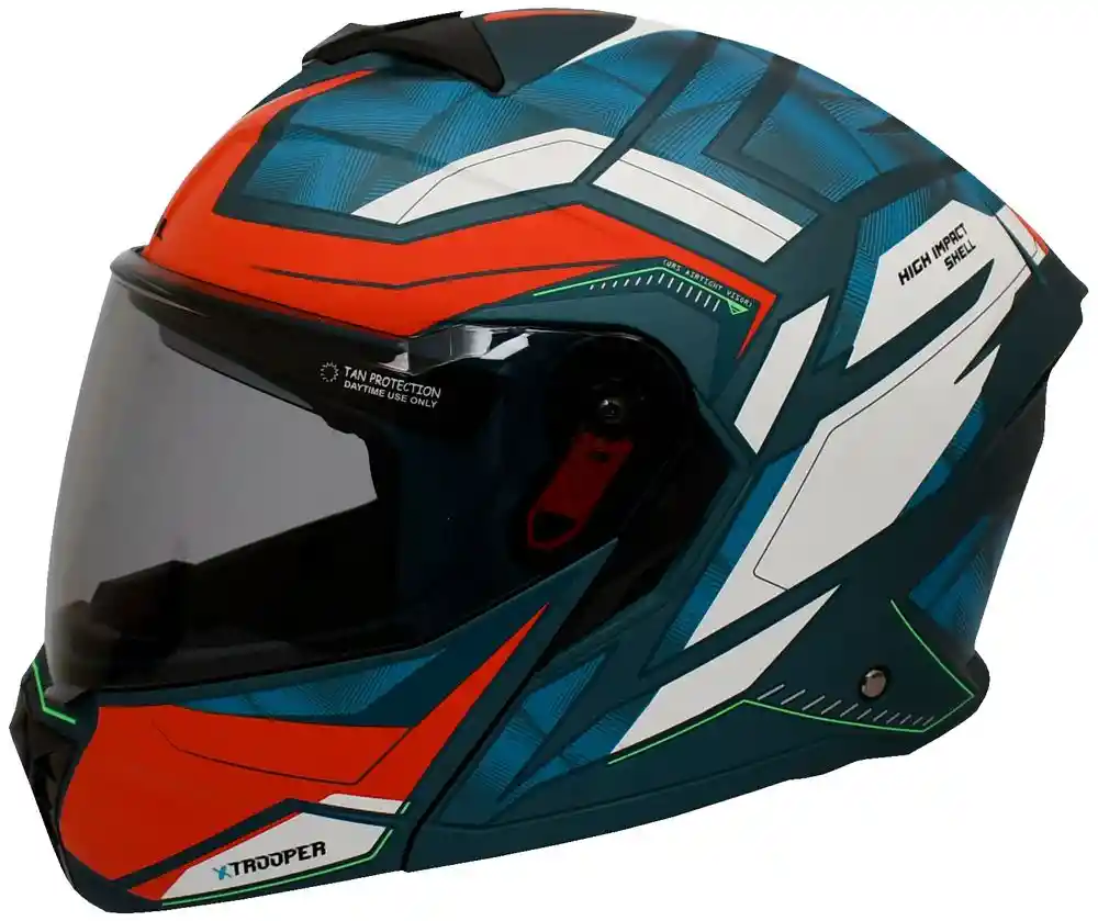 Casco L-azul