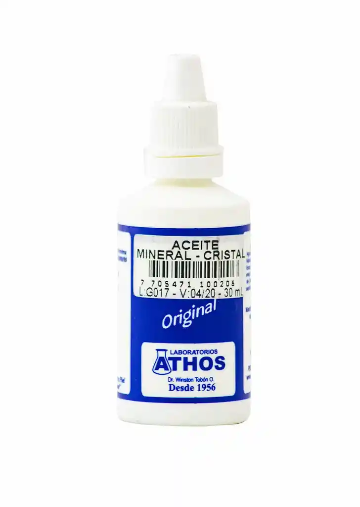 Aceite de cristal x 30 ml.
