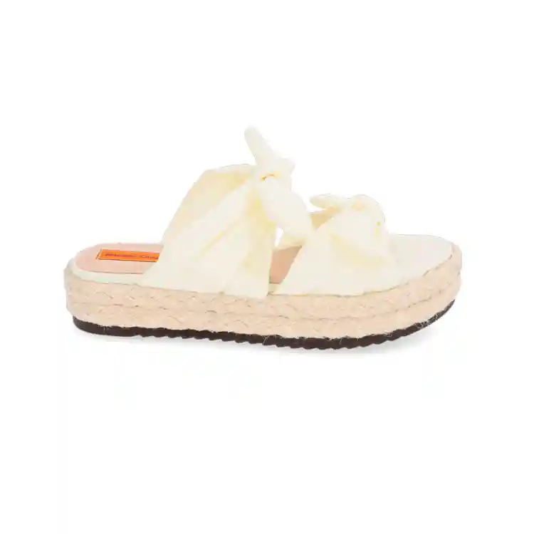 Sandalias Spadrilla Asia Color Beige Talla 34