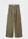 Pantalón Militar Khaki Talla 22 Mango Teen Girl Mango