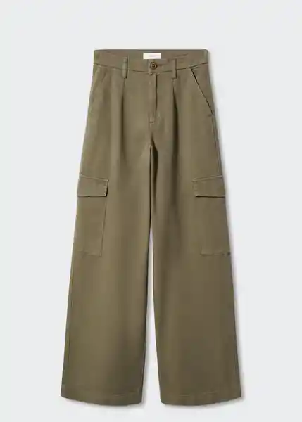 Pantalón Militar Khaki Talla 22 Mango Teen Girl Mango