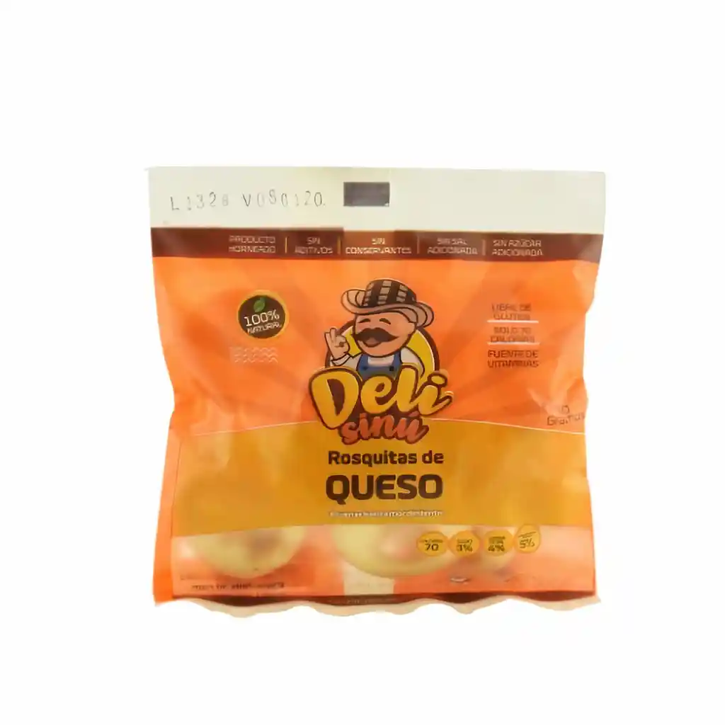 Deli Rosquita Quesosinu X 1 Ud.