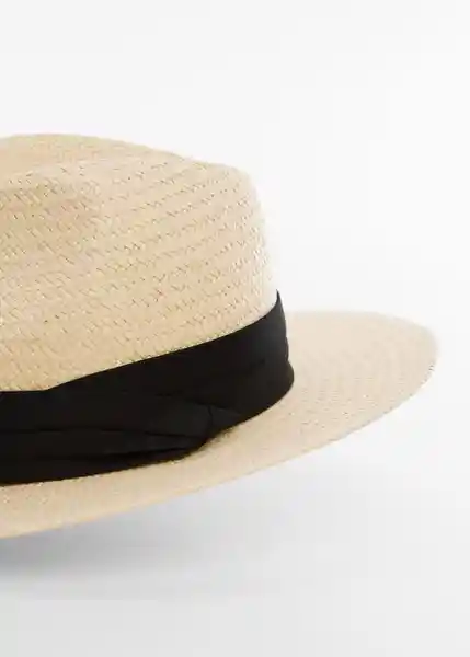 Sombrero City Beige Talla 99 Mujer Mango