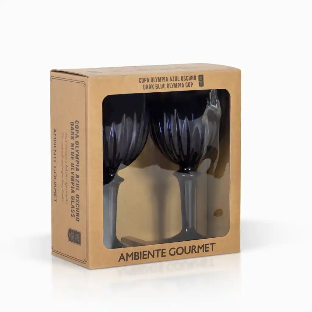 Set Copa Olympia Azul Oscuro Ambiente Gourmet