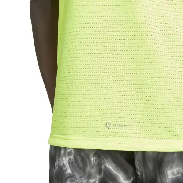 Adidas Camiseta Own The Run Tee Para Hombre Verde Talla M