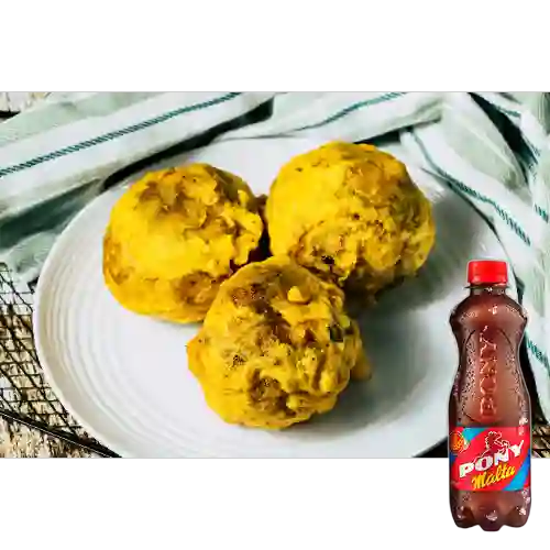 Combo Papa Rellena + Pony Malta 330 ml