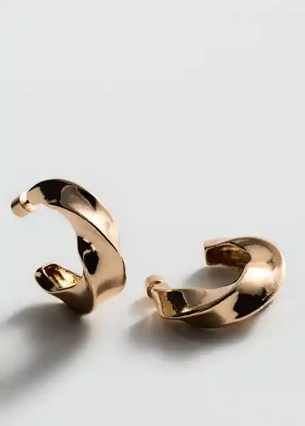 Pendientes Laura Oro Talla 99 Mujer Mango