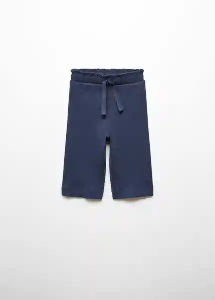 Pantalón Gigi Navy Talla 67 Niñas Mango