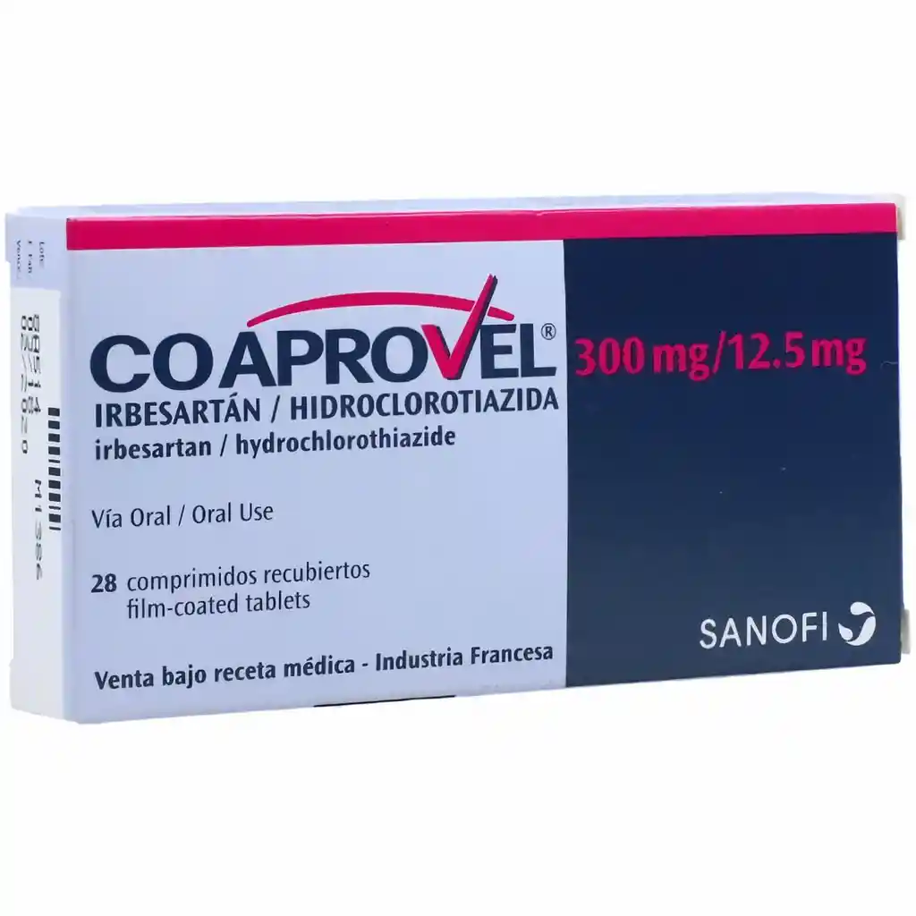 Coaprovel 300+12 5 Mg Tab Rec Caj X 28