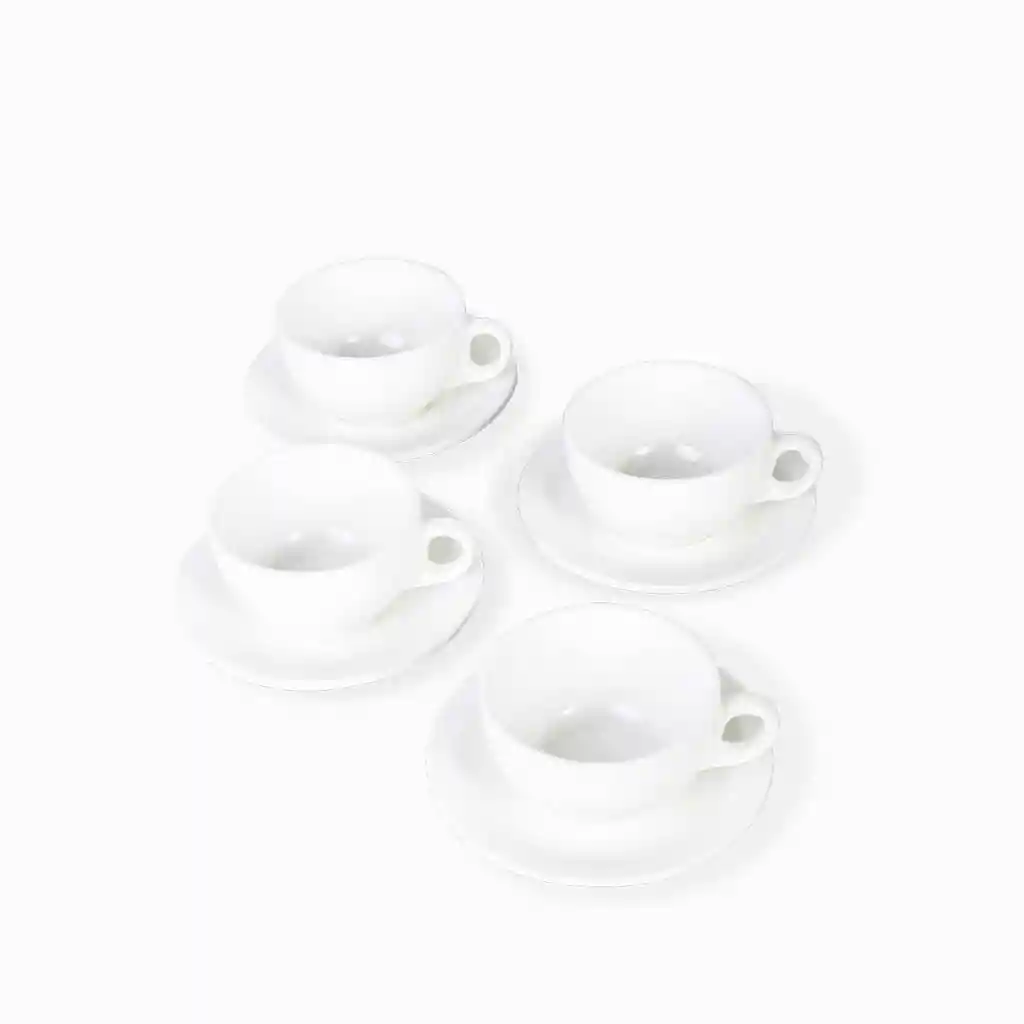 Ambiente Gourmet Set Café Klassik Con Plato Capacidad 260 mL
