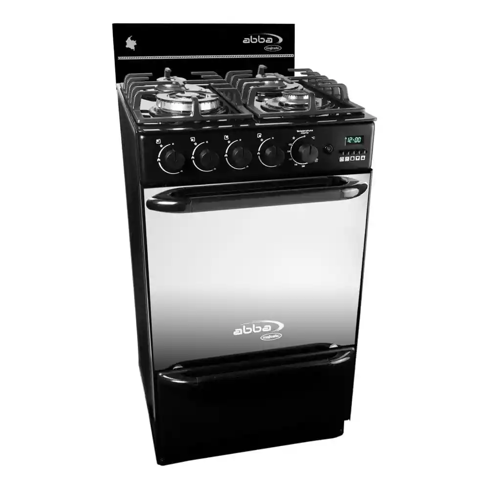 Estufa de Piso Abba Gas Natural Con Horno 4 Puestos Majestic At 2035n Gt Tc