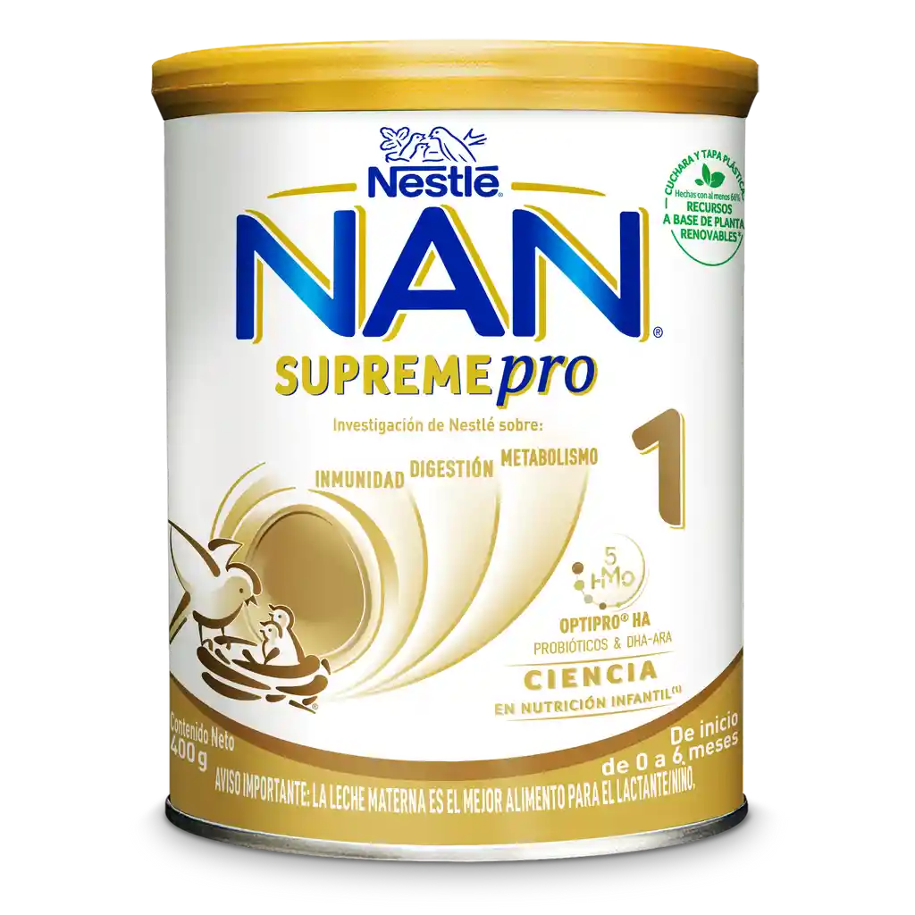 Fórmula infantil NAN SUPREMEPRO Etapa 1 x 400g