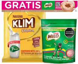 Klim Leche en Polvo Clásica + Milo